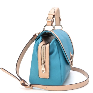 Bright Color Girl Two Way Bags Blue